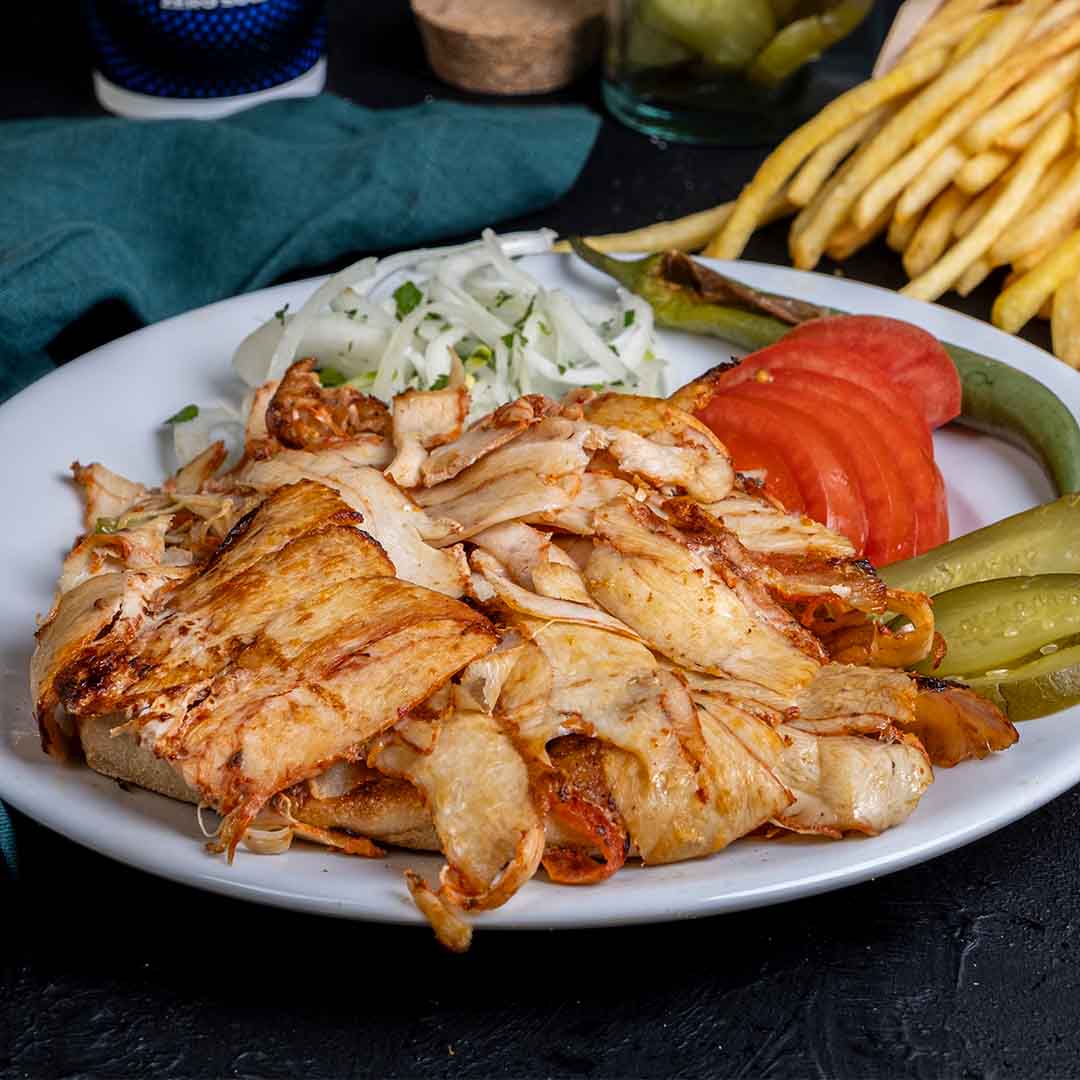 Sade Kes Tavuk Döner+Ayran